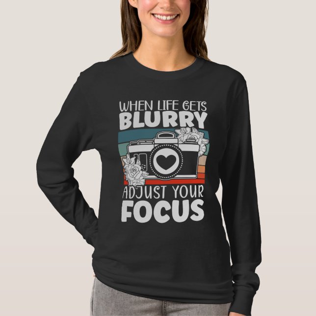 Photography Camera Picture Image Resolution Photog T-Shirt (Front)