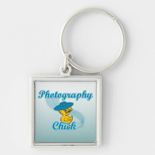 Photography Chick #3 Keychain (Front)