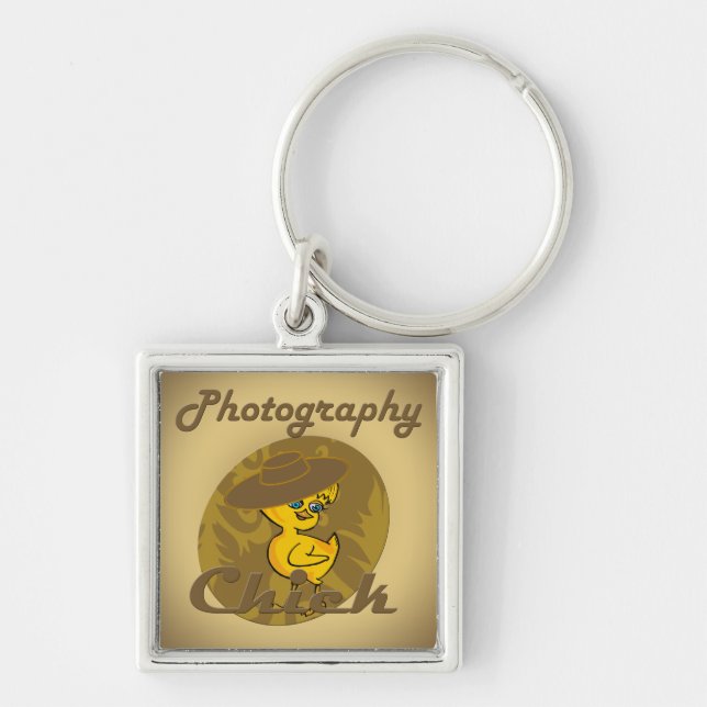 Photography Chick #6 Keychain (Front)