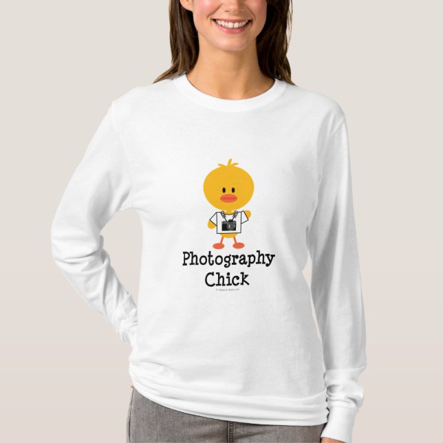 Photography Chick Long Sleeve T-shirt (Front)