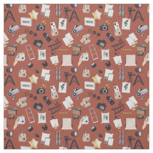 Photography Cinema movie pattern Fabric