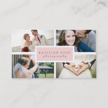 Photography Collage Business Card by Studio427 at Zazzle