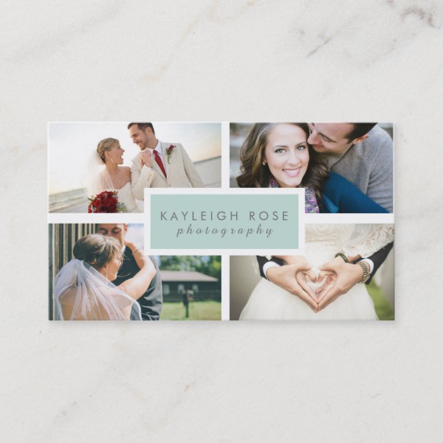 Photography Collage Business Card (Front)