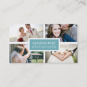 Photography Collage Business Card by Studio427 at Zazzle