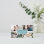 Photography Collage Business Card (Standing Front)