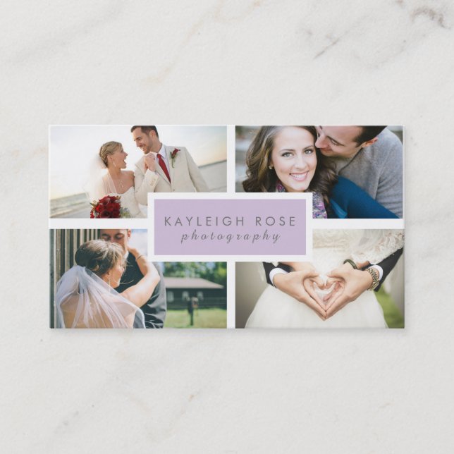 Photography Collage Business Card (Front)