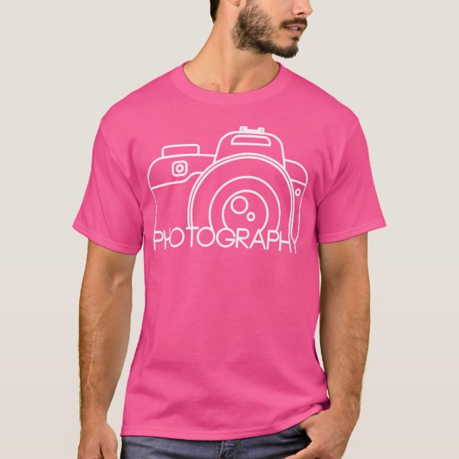Photography 	 Cool Camera Photographer Gift Tee (Front)