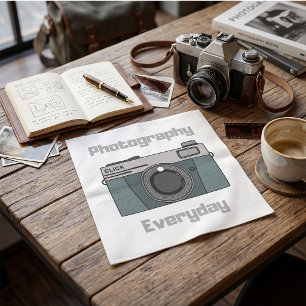 Photography Everyday Camera Photo Napkins