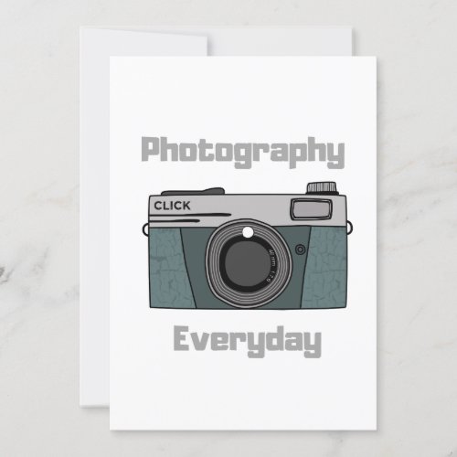 Photography Everyday Invitation