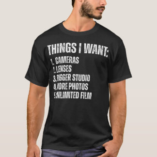 Photography Fan Pun For Camera Lens Photo Editing T-Shirt