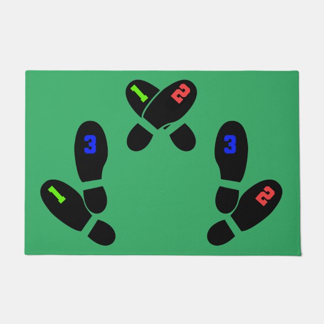 Photography Foot Placement Mat (Front)