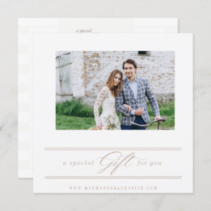 Photography Gift Certificate Template