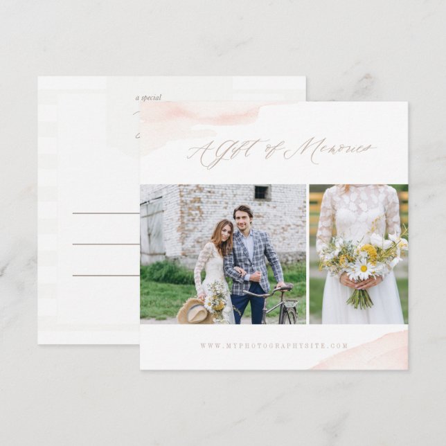 Photography Gift Certificate Template (Front/Back)