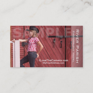 Photography Headshot Business Card