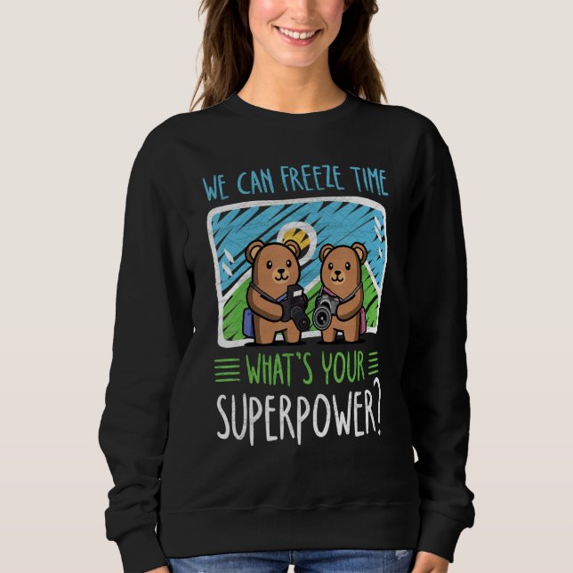 Photography Hobby Photographer Vintage Photography Sweatshirt (Front)