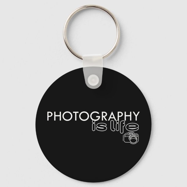 Photography Is Life Keychain (Front)