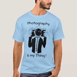 Photography Is my Thing Blue T-Shirt