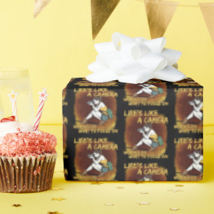 Photography - Life Like A Camera Photographer Wrapping Paper