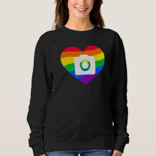 Photography Lover, Photographer Gift, Rainbow Came Sweatshirt
