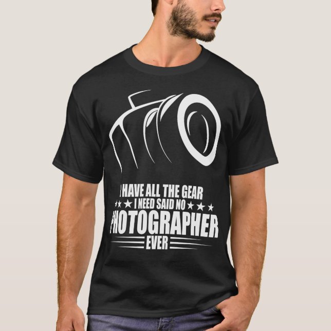 Photography Lover Shirt Camera (Front)