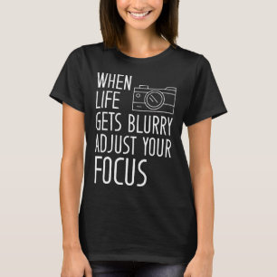 Photography Lovers Camera Photographer Gift T-Shirt