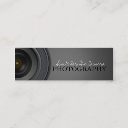 Customizable Photography Business Card