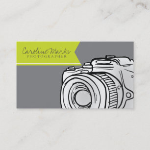 Photography modern professional business card