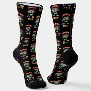 Photography More Real Than Reality Socks