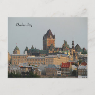 Photography of beautiful skyline of Quebec City Postcard