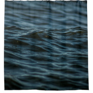 Photography of bodies of water shower curtain