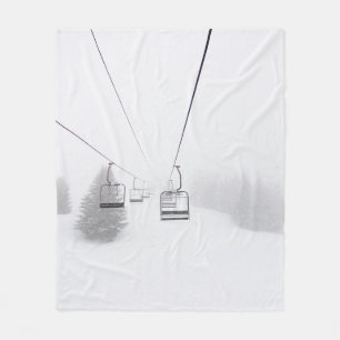 PHOTOGRAPHY OF CABLE CAR FLEECE BLANKET
