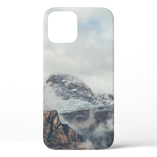 PHOTOGRAPHY OF MOUNTAIN RANGE DURING DAYTIME iPhone 12 CASE