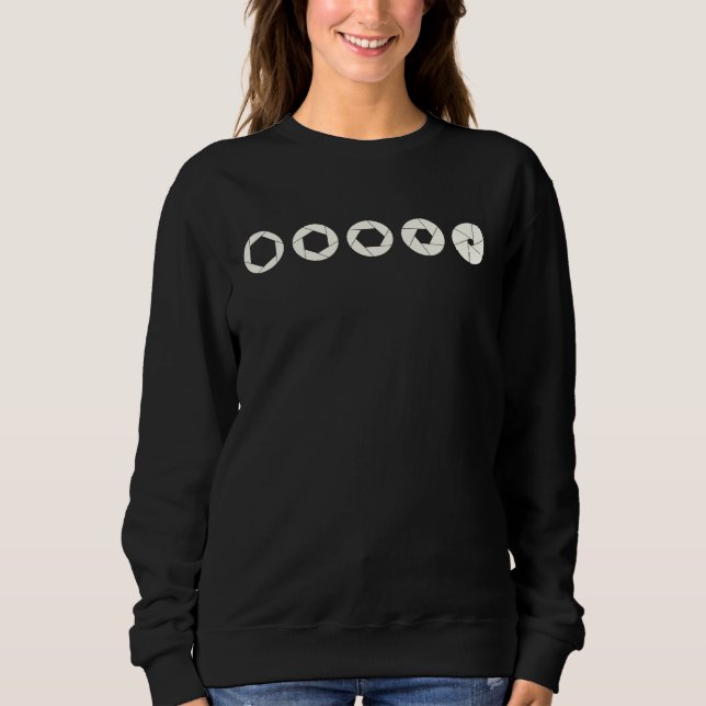 Photography Photo Photographer Camera Shutter Shoo Sweatshirt (Front)