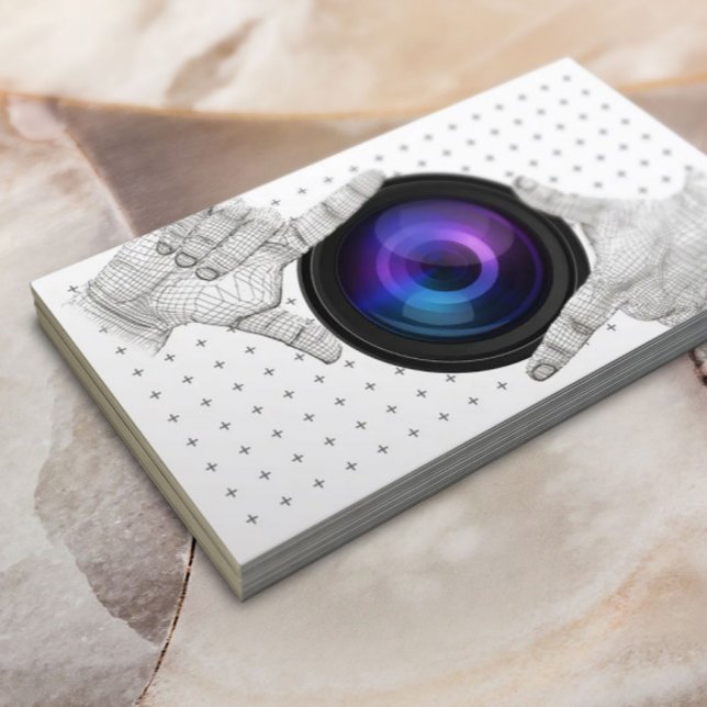 Photography Photographer Director Professional Business Card (Creator Uploaded)