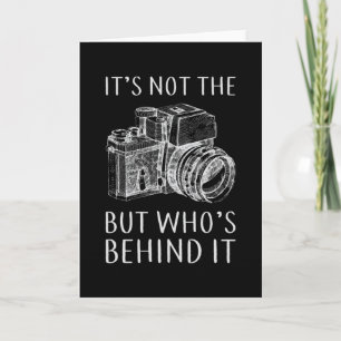 Photography Photographer Lens Camera Funny Gift Card