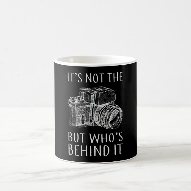 Photography Photographer Lens Camera Funny Gift Coffee Mug (Center)