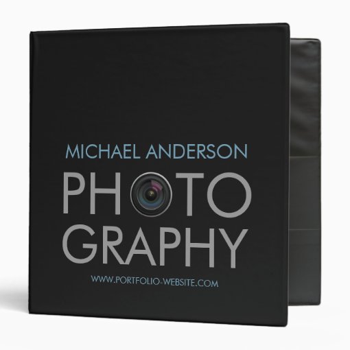 Photography Portfolio binder Zazzle