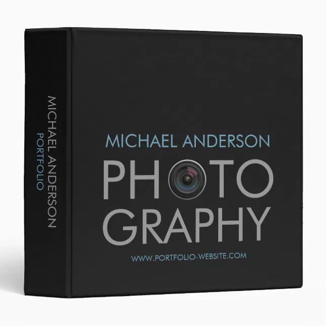 Photography Portfolio binder Zazzle