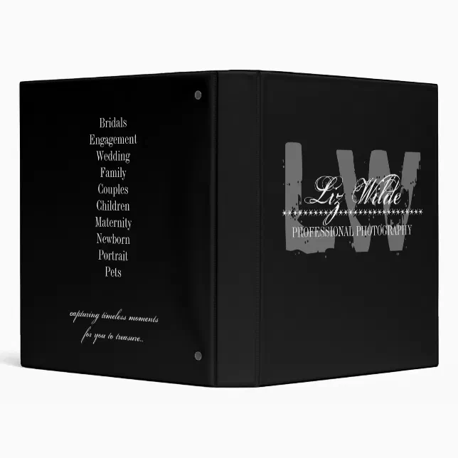 Photography Portfolio Binder Zazzle