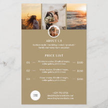 Photography Pricing Guide Price List Session Fee