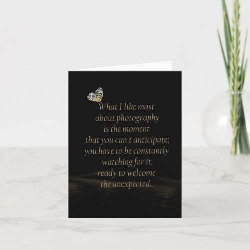 Photography Quote Card