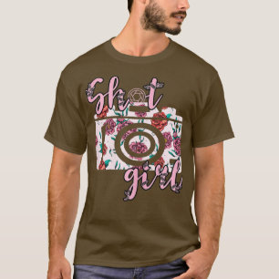 Photography Shot Girl Photographer Camera Shooting T-Shirt