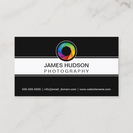 Customizable Photography Business Cards