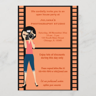 Photography Studio Celebration Invitation