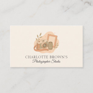 Photography Studio Photographer Business Card