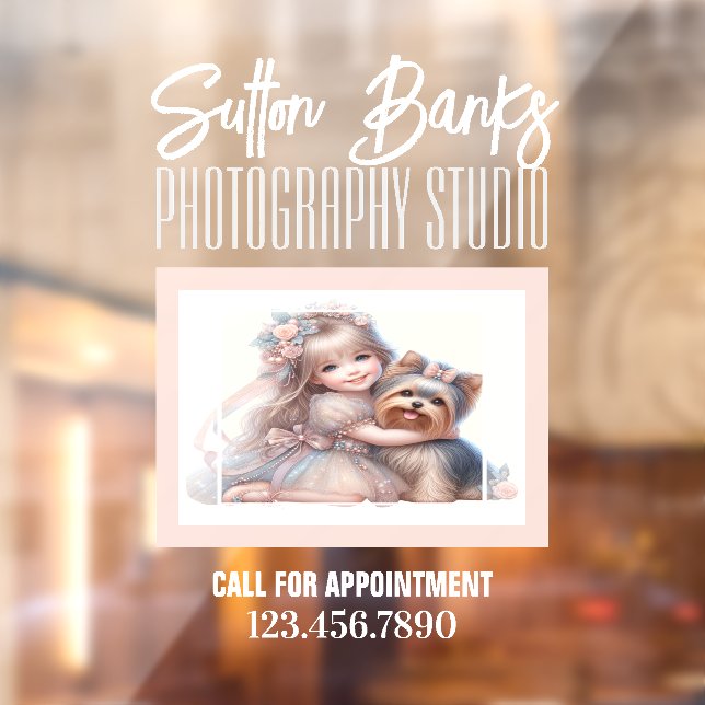 Photography Studio Window Cling (Sheet 2)