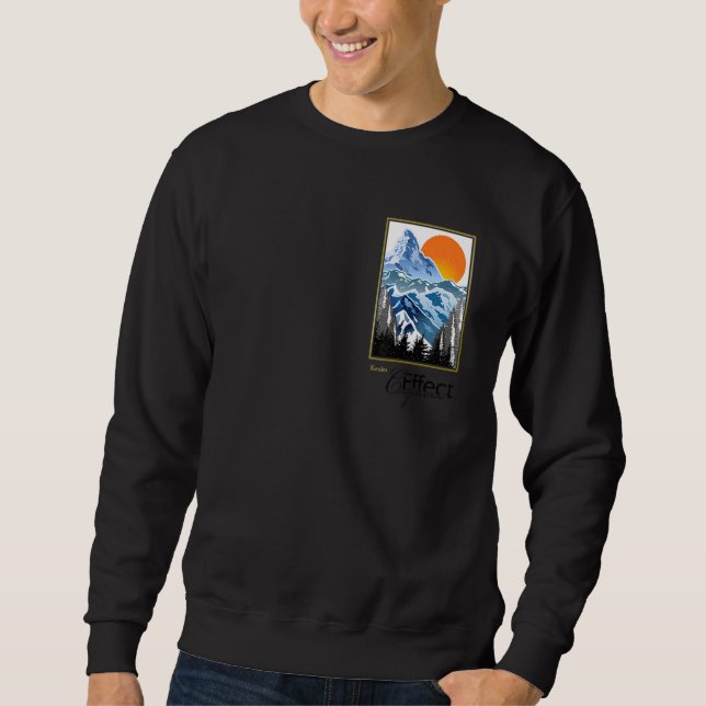 Photography term graphic Compression effect winter Sweatshirt (Front)