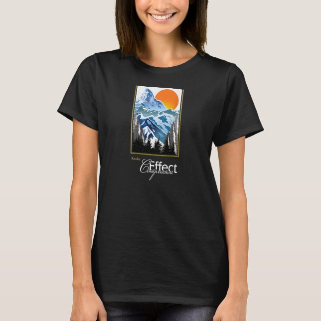 Photography term graphic Compression effect winter T-Shirt (Front)