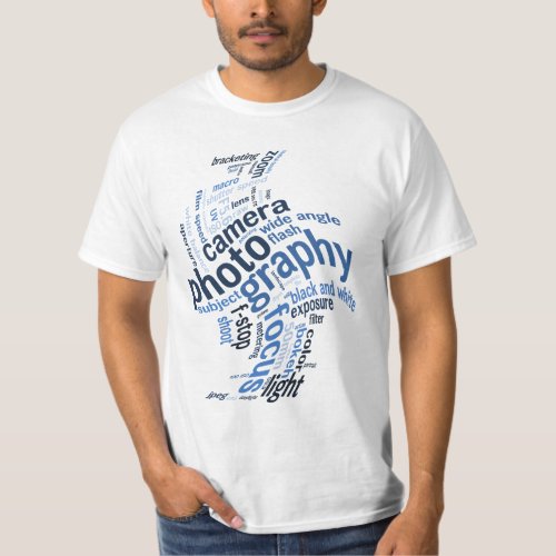 Photography Terms Word Twist T_Shirt