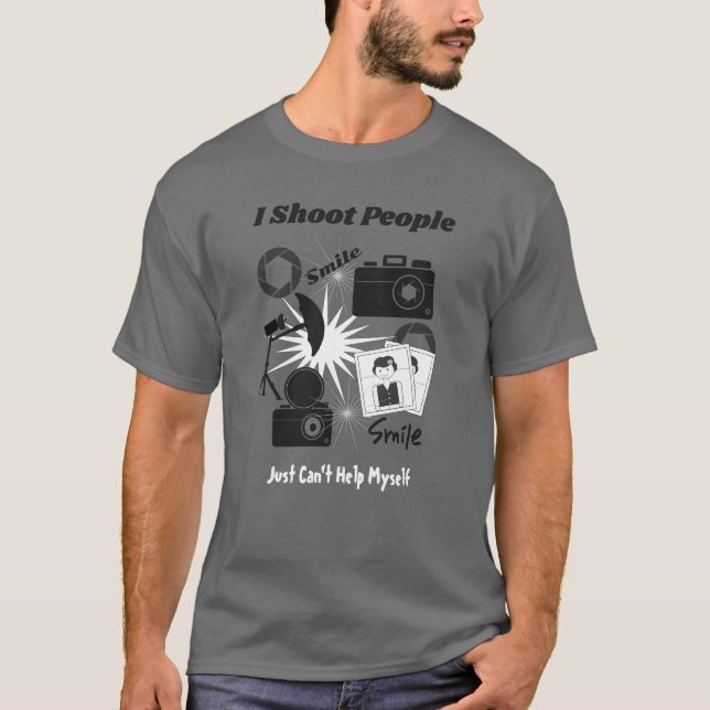 Photography Theme Fun Photographers T-Shirt (Front)
